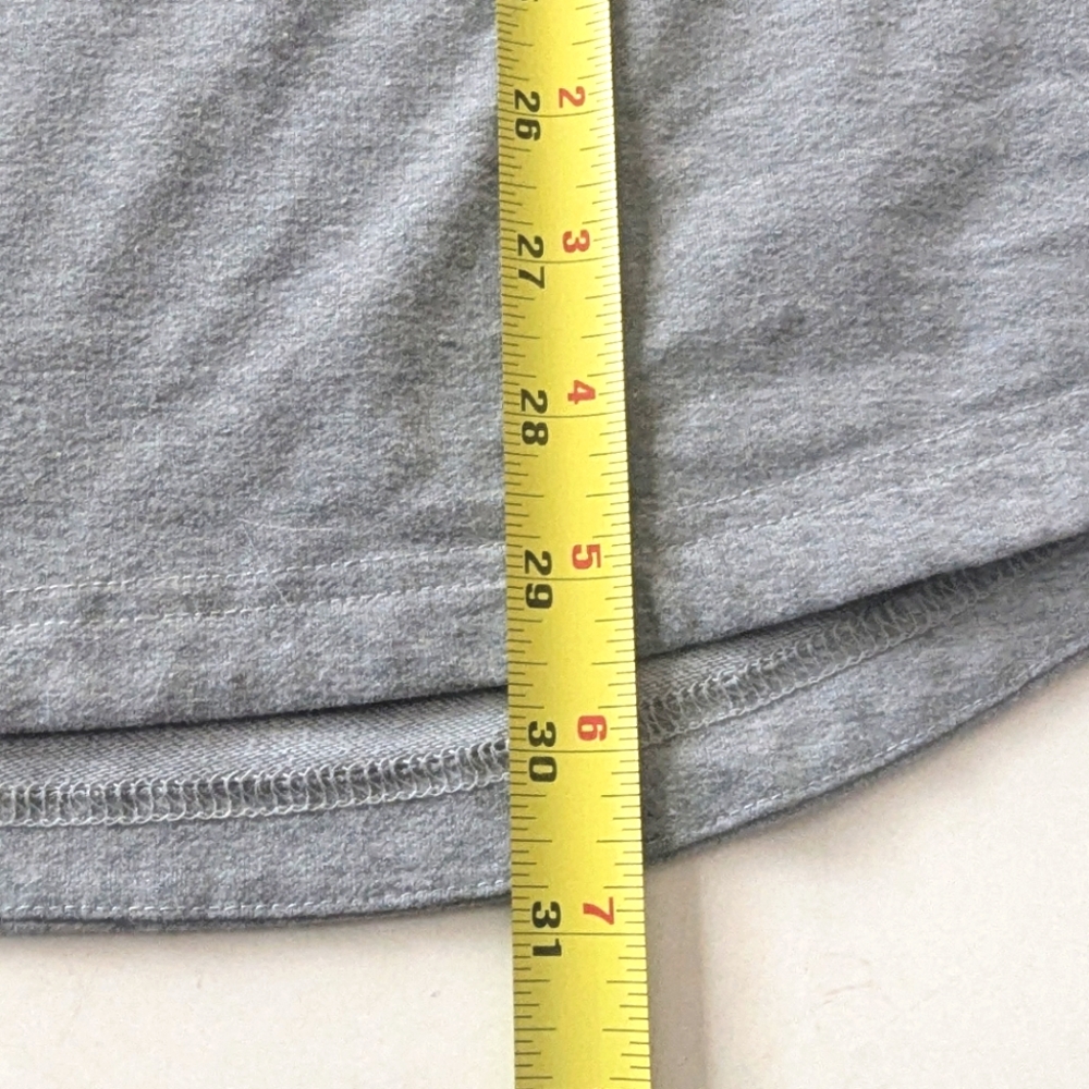 BYLT Basics Dtop Cut Crewneck Sweatshirt Long Sleeves Gray Size XL - Picture 5 of 8